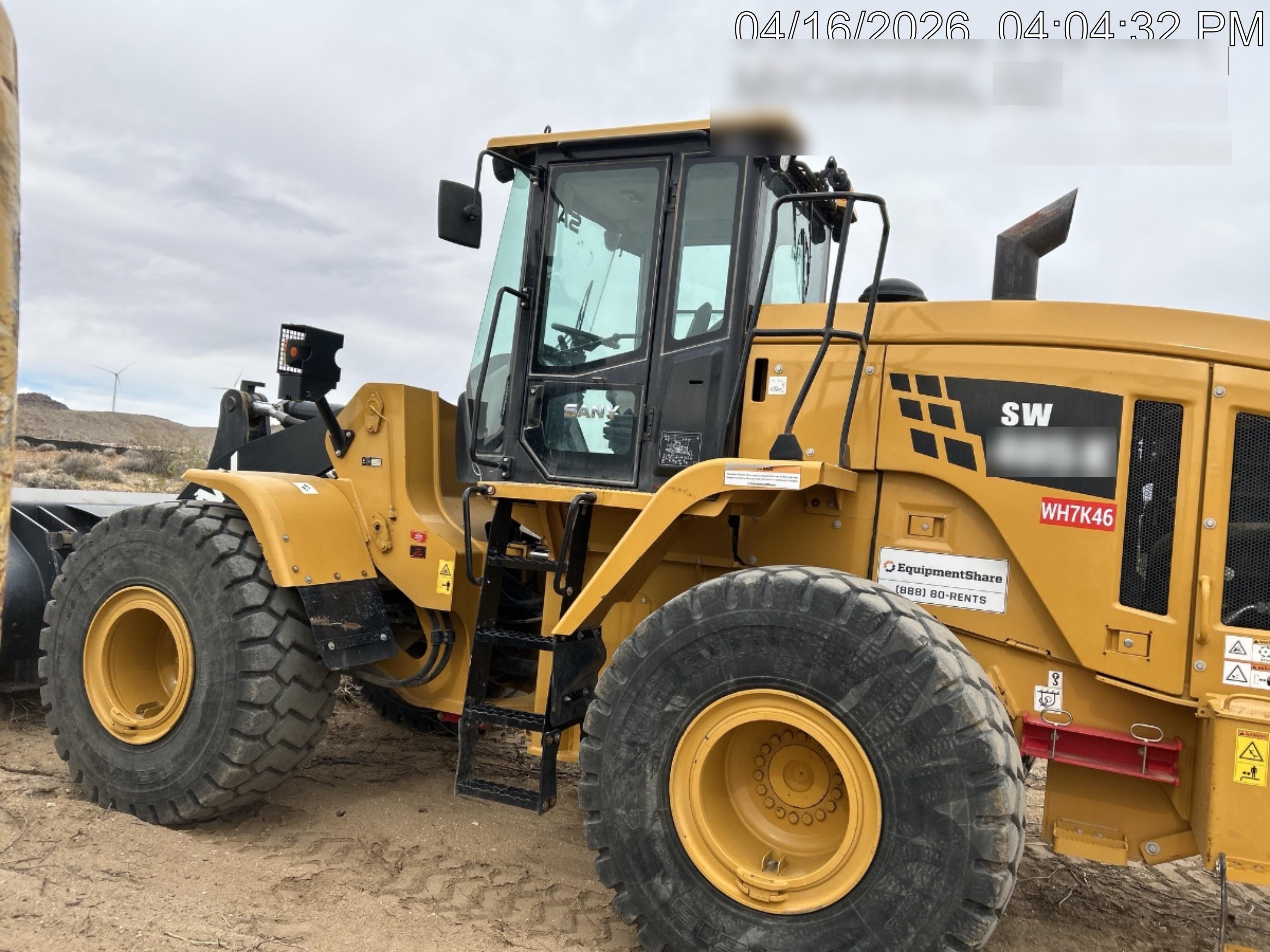 2019 Sany SW405K Tier 4, Cab, 3rd Function Hydraulics Smooth Pin On Bucket
