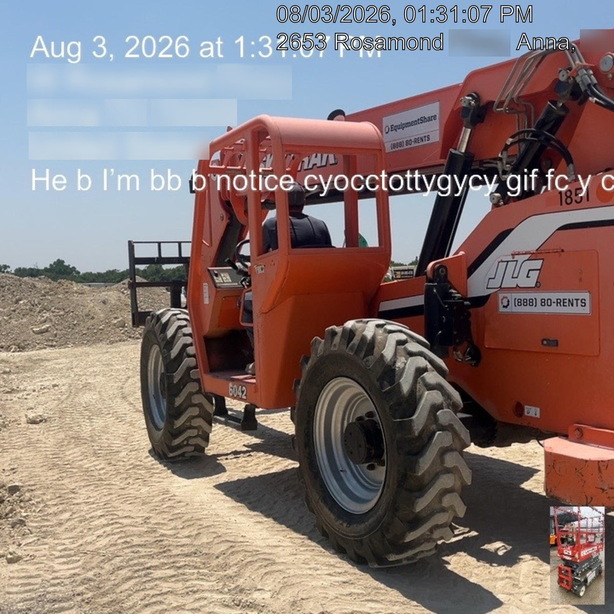 2007 SKYTRAK 6042