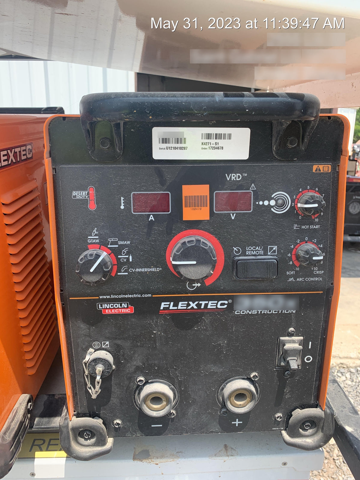 2021 LINCOLN ELECTRIC FLEXTEC 350X