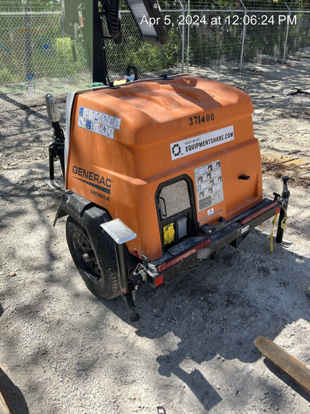 2023 Generac MLT2 Diesel, Flex Switch 120V Input, Powerzone Controller, 
(4) 320W LED Lights, 4kW Generator, 39.9 Gal Fuel Tank, 2" Ball, T3