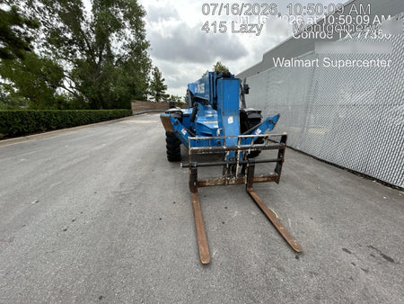 2018 Genie GTH-1056 Genie GTH-1056 w/Open ROPS, Solid Tires, Work Light/Beacon, 60" Carriage and Forks