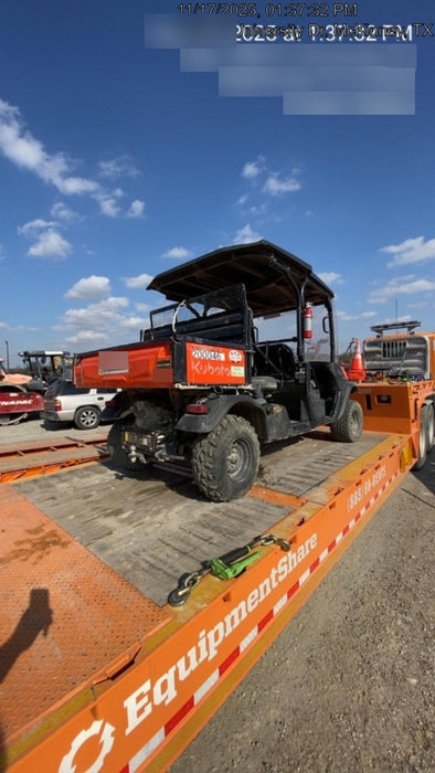 2022 Kubota RTV-X1140W-H Plastic Canopy, Windshield Acrylic Clear, LED Strobe Light, Wire Harness Kit, Back up Alarm