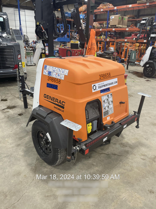 2024 Generac MLT2 Diesel, Flex Switch 120V Input, Powerzone Controller, 
(4) 320W LED Lights, 4kW Generator, 39.9 Gal Fuel Tank, 2" Ball, T3