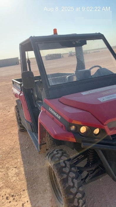 2021 Yanmar YU1000 Canopy, Steel Wheel, Poly WindShield, Beacon, Backup Alarm