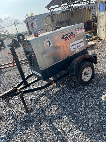2019 Lincoln Electric Vantage 322 Welder Ready-Pak 3, Two wheel trailer, Fender and Light kit, Cable Rack