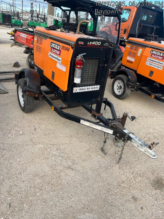 2022 Lincoln Electric LE400 Kubota V1505, Trlr, Cable Rack, Light Kit, ES Decals, T3