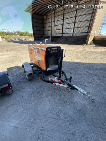 2022 Lincoln Electric LE400 Kubota V1505, Trlr, Cable Rack, Light Kit, ES Decals, T3