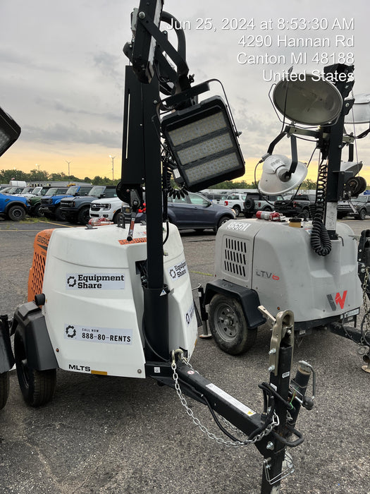 2023 Generac MLT2 Diesel, Flex Switch 120V Input, Powerzone Controller, (4) 320W LED Lights, 4kW Generator, 39.9 Gal Fuel Tank, 2" Ball, T3