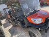 2022 Kubota RTV-X1140W-H Plastic Canopy, Windshield Acrylic Clear, LED Strobe Light, Wire Harness Kit, Back up Alarm