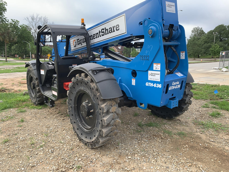 2020 Genie GTH-636 Canopy, Solid Tires, Work Lights, Beacon, Aux Hydraulics, Back up Alarm