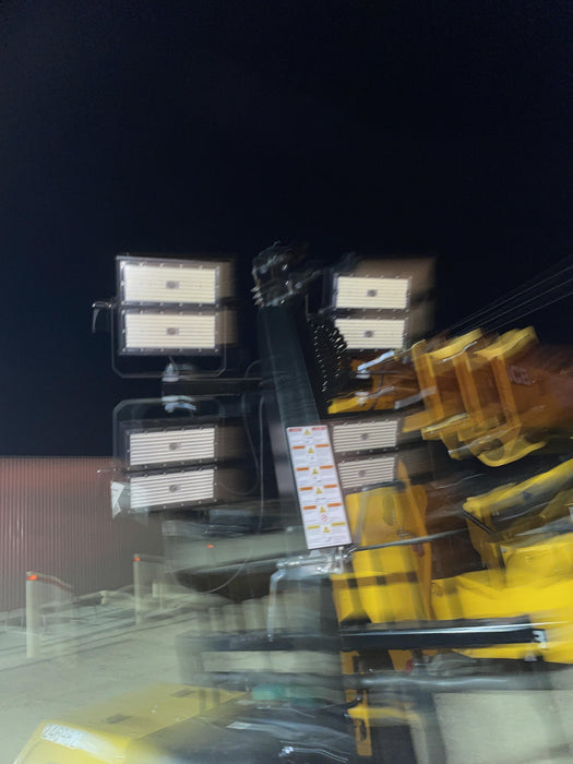 2022 Allmand NLV3GR (4) LED Light Fixture 350W, 23' Vertical Mast, 3kW Prime, Towable, ES Decals, T3