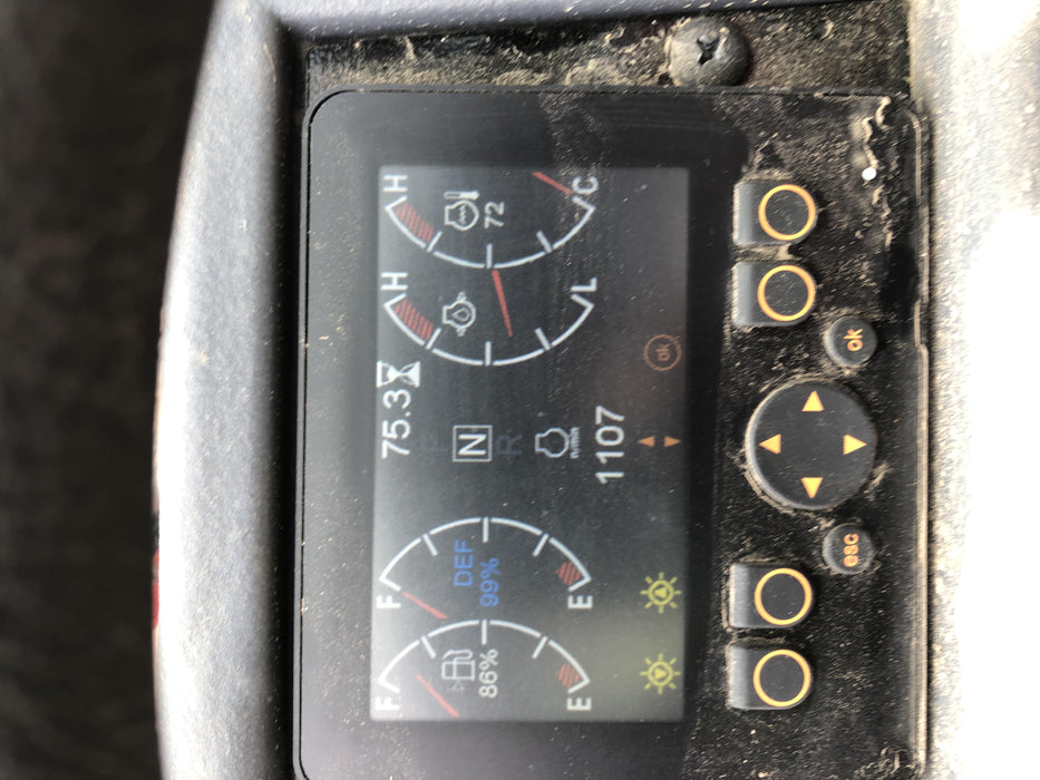 2020 Manitou MTA12055SER3 Cab/Heat/Air, Solid Tires, Amber Strobe, Lift Hook w/66" Carriage, 60" Forks