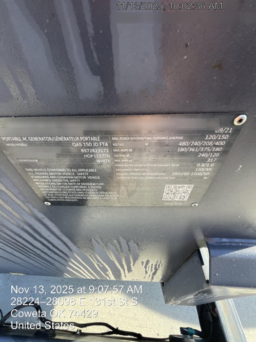 2021 ATLAS COPCO QAS150