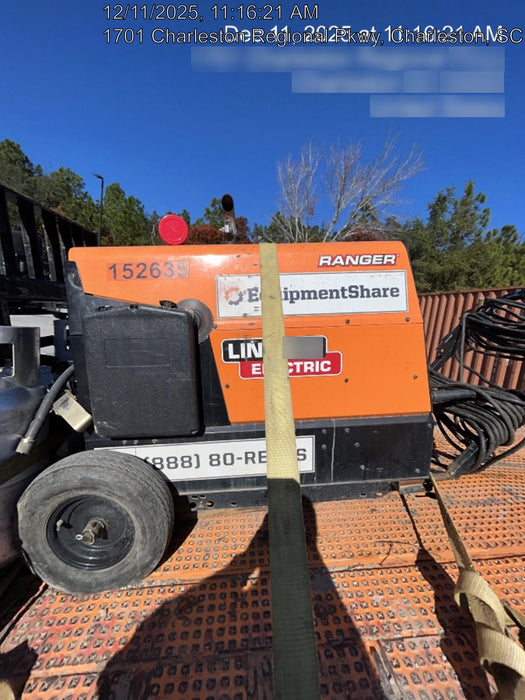 2021 Lincoln Electric Ranger 305 LPG LPG One-Pak (includes undercarriage, tank holder & tank strap) ORANGE