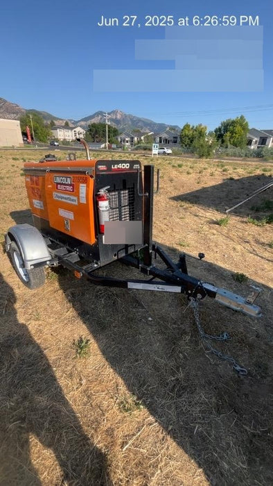 2022 Lincoln Electric LE400 Kubota V1505, Trlr, Cable Rack, Light Kit, ES Decals, T3