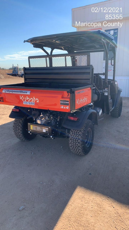 2021 Kubota RTV-X1140W-H Plastic Canopy, Windshield Acrylic Clear, LED Strobe Light, Wire Harness Kit, Back up Alarm