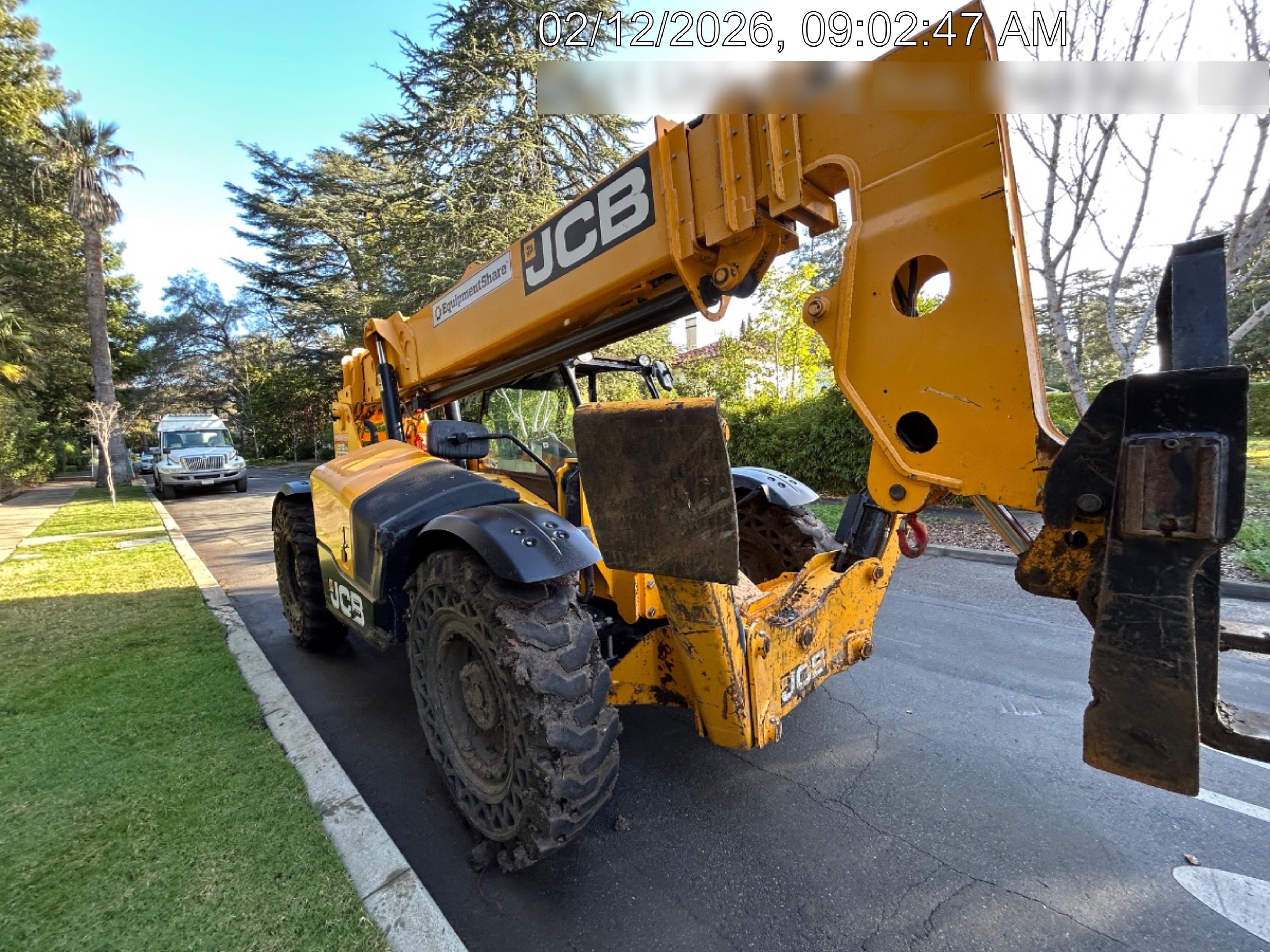 2020 JCB 512-56 Canopy, 74Hp, Solid Tires, Work Lights, Beacon, Aux Hydraulics, Back up Alarm, Lifting Eye, ES Decals