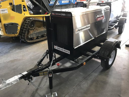 2019 Lincoln Electric Vantage 322 Ready-Pak 3, Two Wheel Trailer, Fender and Light Kit, Cable Rack