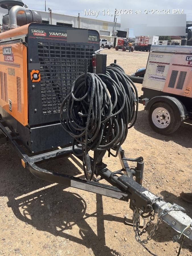 2021 Lincoln Electric Vantage 549X Ready Pak 3, ORANGE (includes trailer, cable rack, fender light kit)