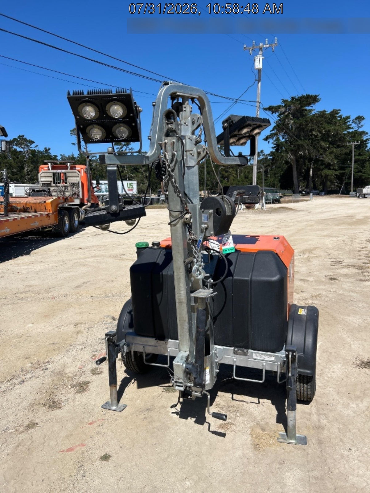 2024 Wanco WLTT-4MM4K Diesel, Deep Sea Controller, Shore Power Plug, Auto Start, (4) 350W LED Floodlights, 4kW Generator, 60 Gal Fuel Tank, 2" Ball, T3