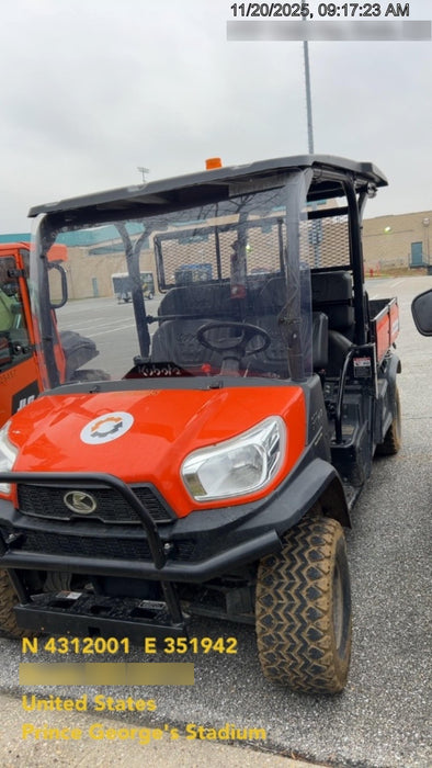 Kubota RTV-X1140W-H Plastic Canopy, Windshield Acrylic Clear, LED Strobe Light, Wire Harness Kit, Back up Alarm