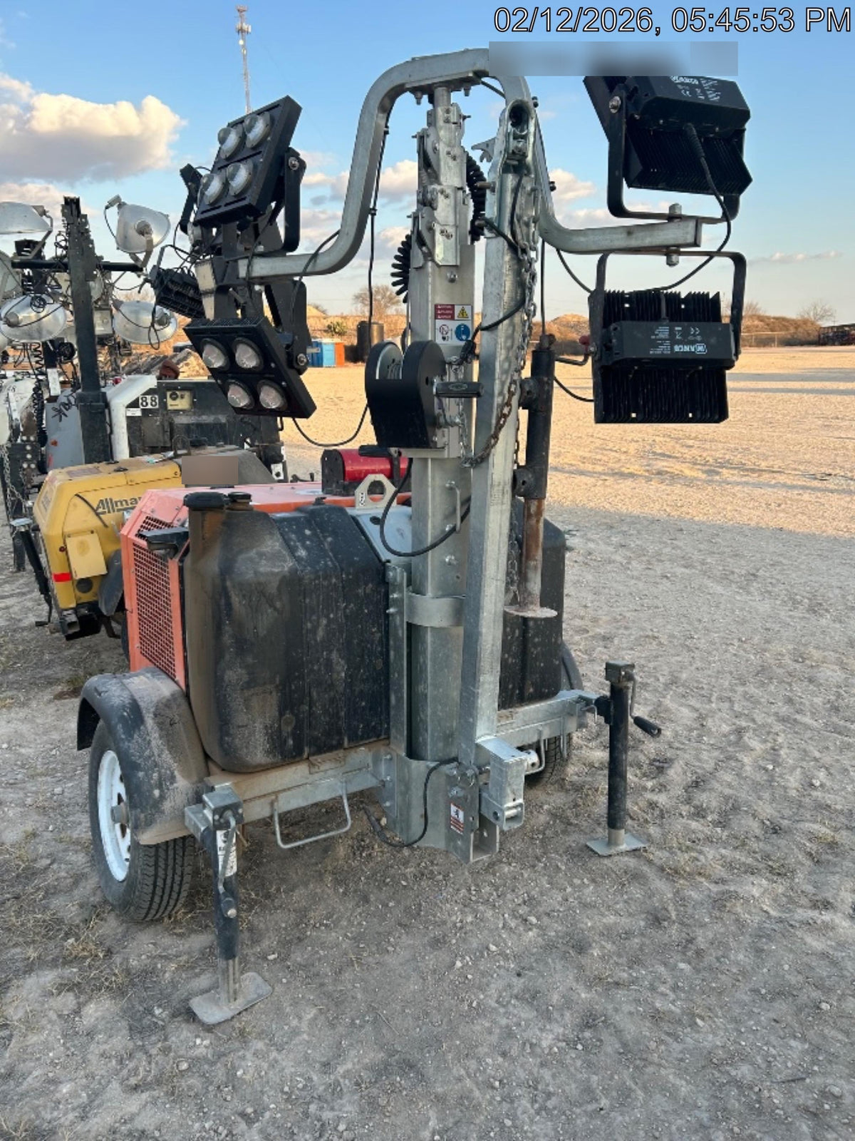 2024 Wanco WLTT-4MM4K Diesel, Deep Sea Controller, Shore Power Plug, Auto Start, (4) 350W LED Floodlights, 4kW Generator, 60 Gal Fuel Tank, 2" Ball, T3