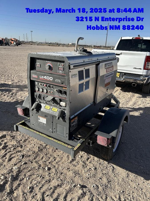 2024 Lincoln Electric LE400 Kubota V1505, Trlr, Cable Rack, Light Kit, ES Decals, T3