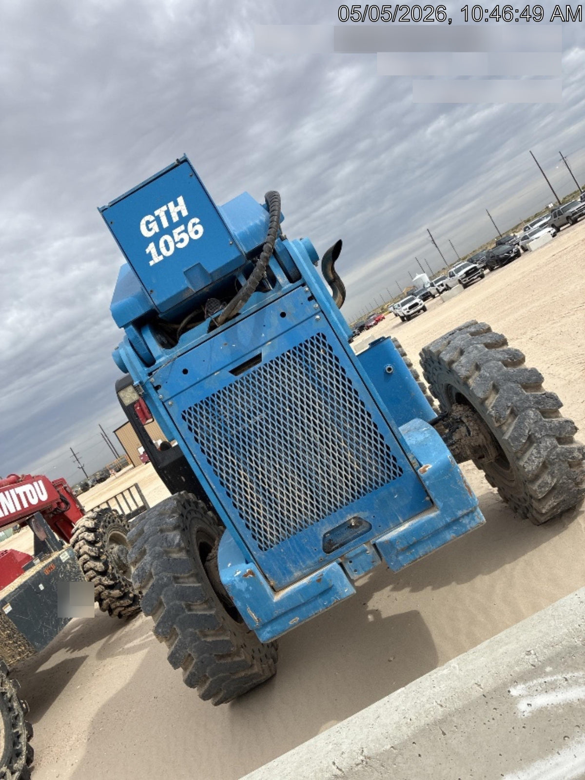 2017 Genie GTH-1056 Solid Tires, 60" carriage, Light Kit, Open ROPS