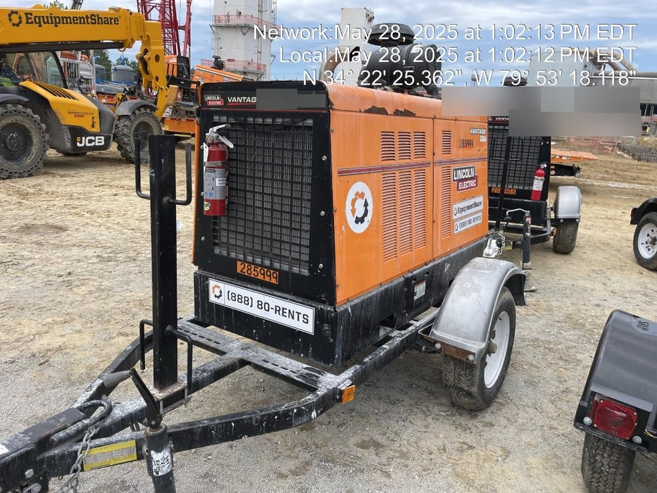 2022 Lincoln Electric Vantage 549X Crosslink Technology, Trailer Mounted, ES Decals, T3