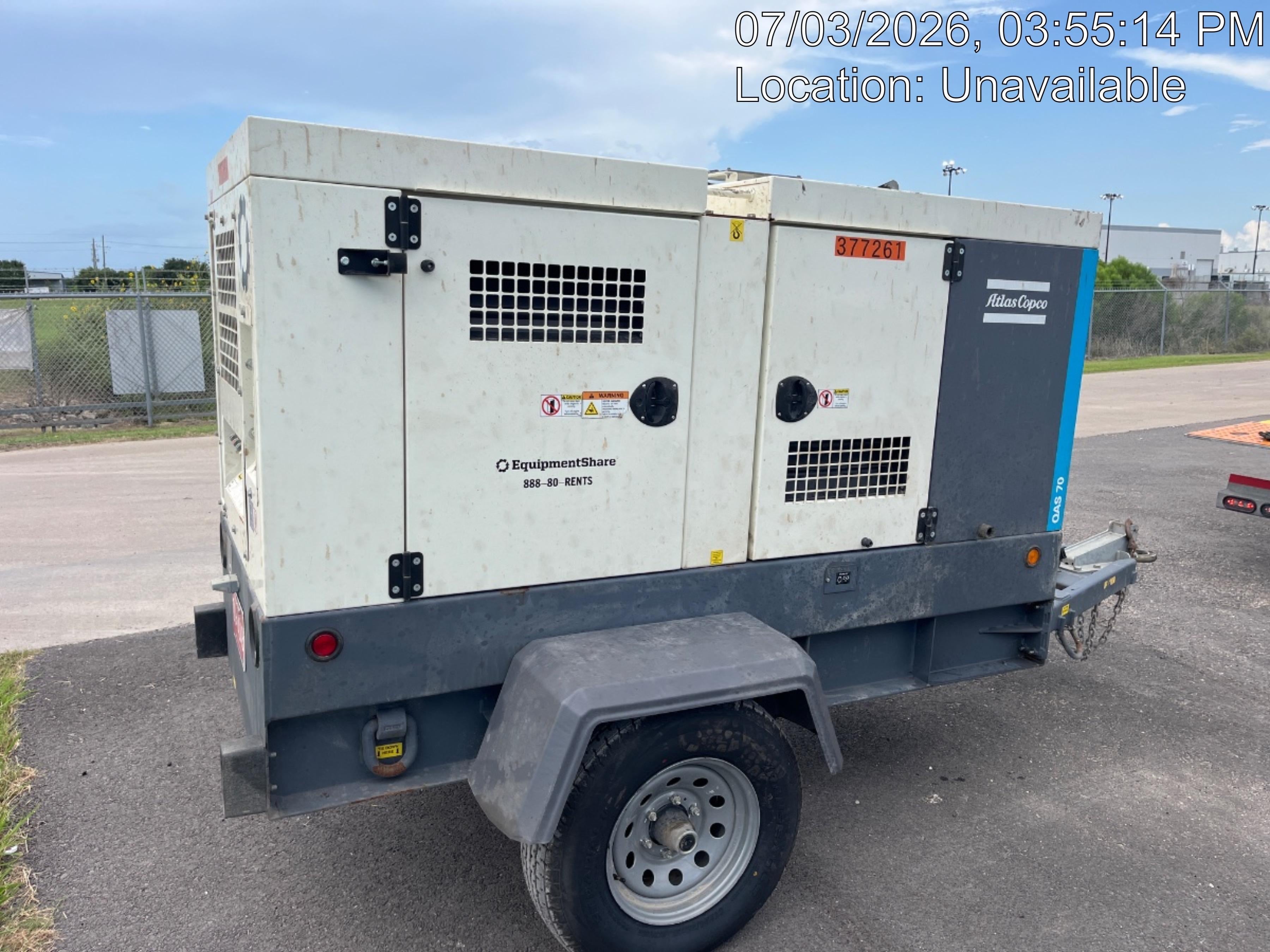 2023 ATLAS COPCO QAS 70