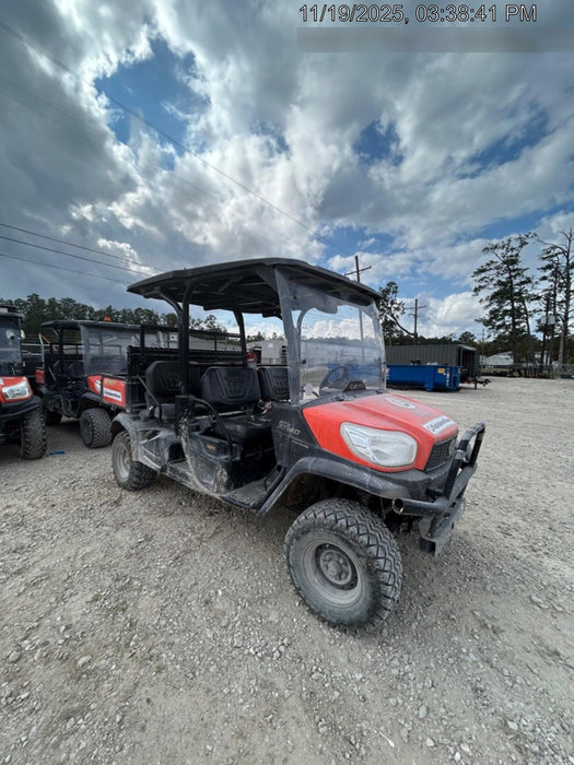 2021 Kubota RTV-X1140W-H Plastic Canopy, Windshield Acrylic Clear, LED Strobe Light, Wire Harness Kit, Back up Alarm