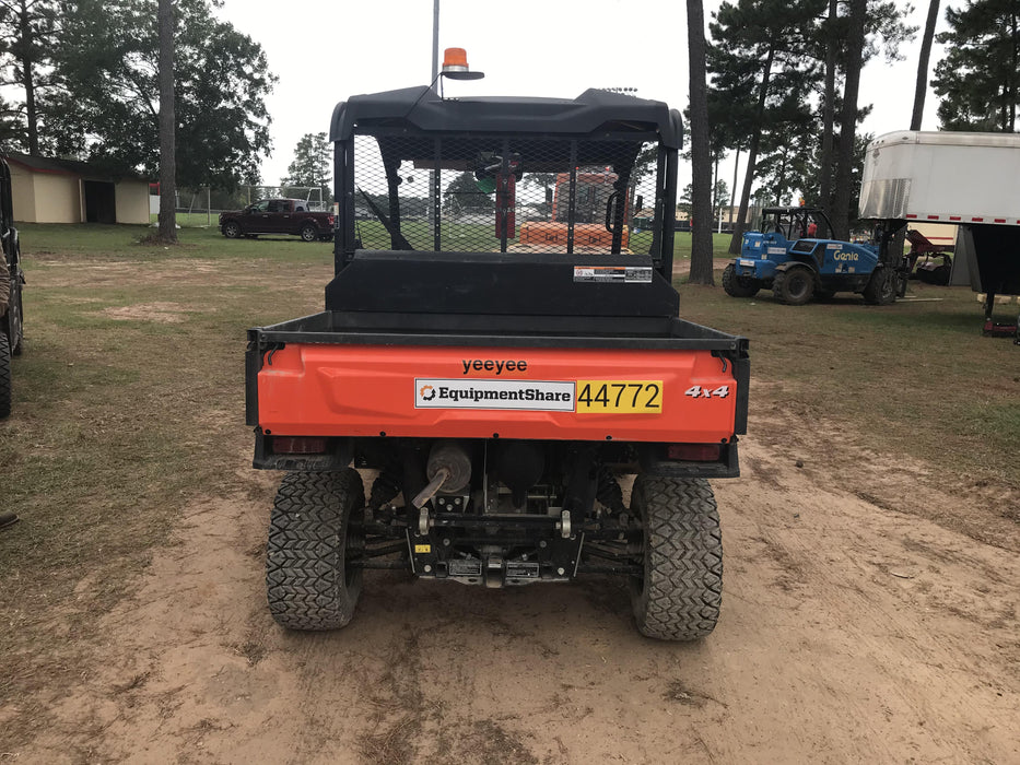 2019 Kubota RTV-XG850WL-H 4wd Utility Cart, Gas, 2 Seat, LED Strobe, Windshield Tempered Glass, Plastic Canopy, Wire Harness Kit, Backup Alarm