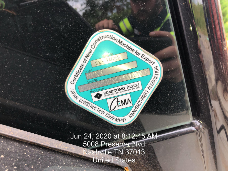 2020 Link-Belt 80X3EX EXC, 7'2" ARM, 17.7" RT, MFH(PJ)