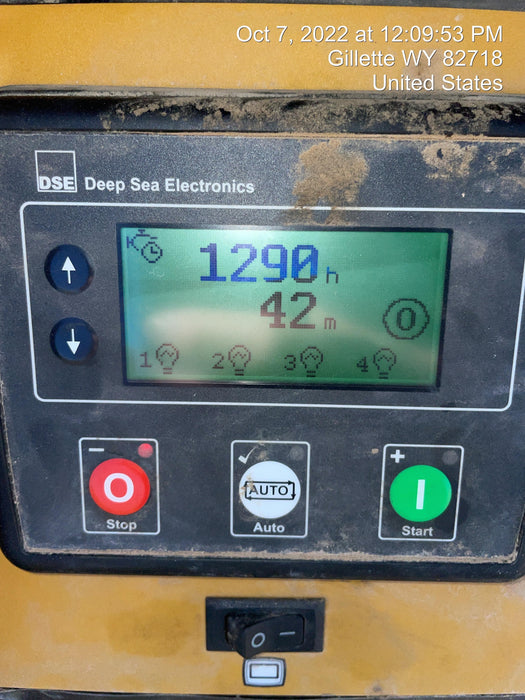 2022 Allmand NLV3GR (4) LED Light Fixture 350W, 23' Vertical Mast, 3kW Prime, Towable, Deep Sea L401, Leveling Jacks, Yanmar T4F 5.8hp