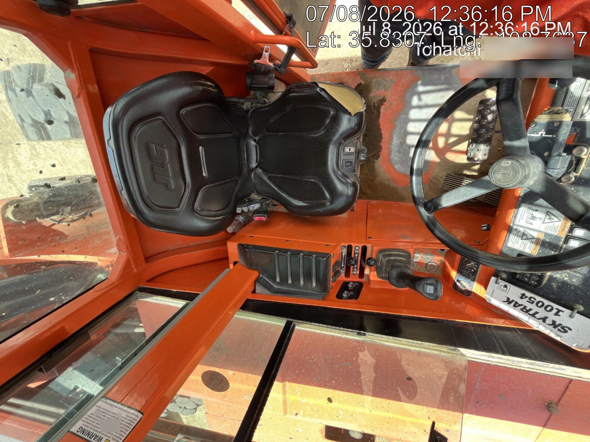 2020 Skytrak 10054 Cab/Heat/Air, Solid Tires, Work Lights, Beacon, Aux Hydraulics, Back up Alarm, Lifting Eye, ES Decals