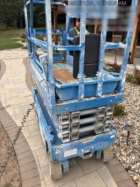 2020 Genie GS-1930 Solid Non Marking Tires, Beacon, Folding rails with half height swing gate