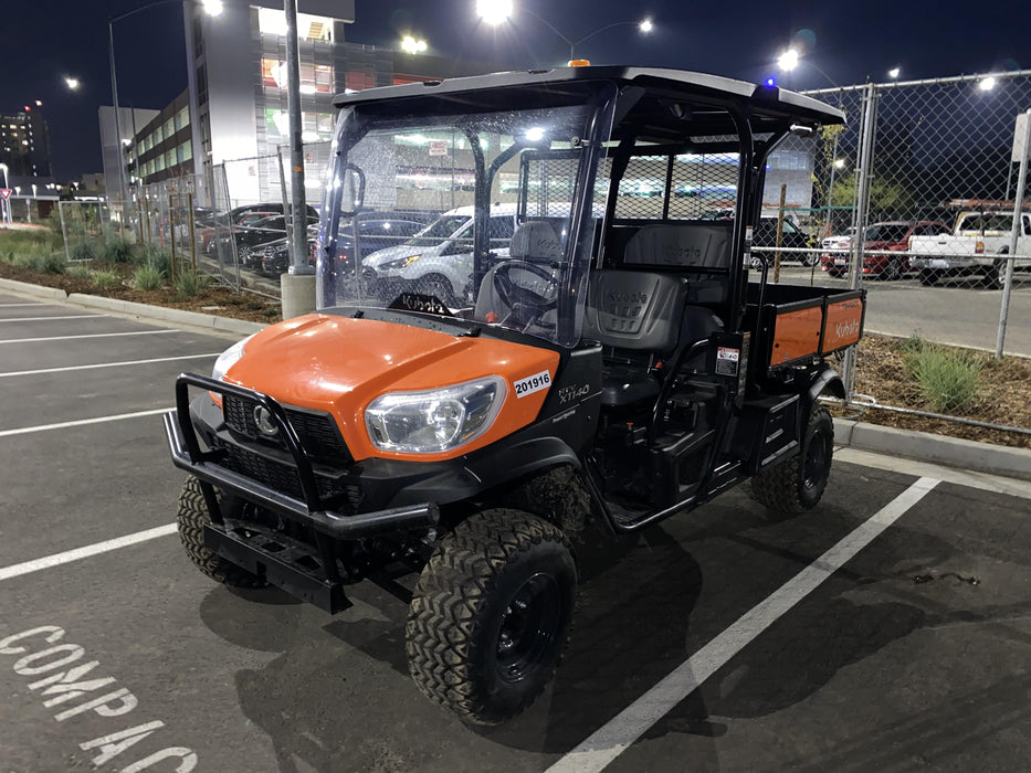 2022 Kubota RTV-X1140W-H Plastic Canopy, Windshield Acrylic Clear, LED Strobe Light, Wire Harness Kit, Back up Alarm