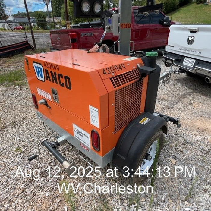2024 Wanco WLTT-4MM4K Diesel, Deep Sea Controller, Shore Power Plug, Auto Start, (4) 350W LED Floodlights, 4kW Generator, 60 Gal Fuel Tank, 2" Ball, T3