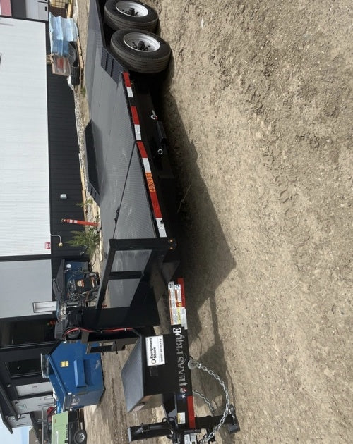 2024 TEXAS PRIDE TRAILERS 21' Lowboy Gravity Tilt Bed 14K Bumper Pull Trailer