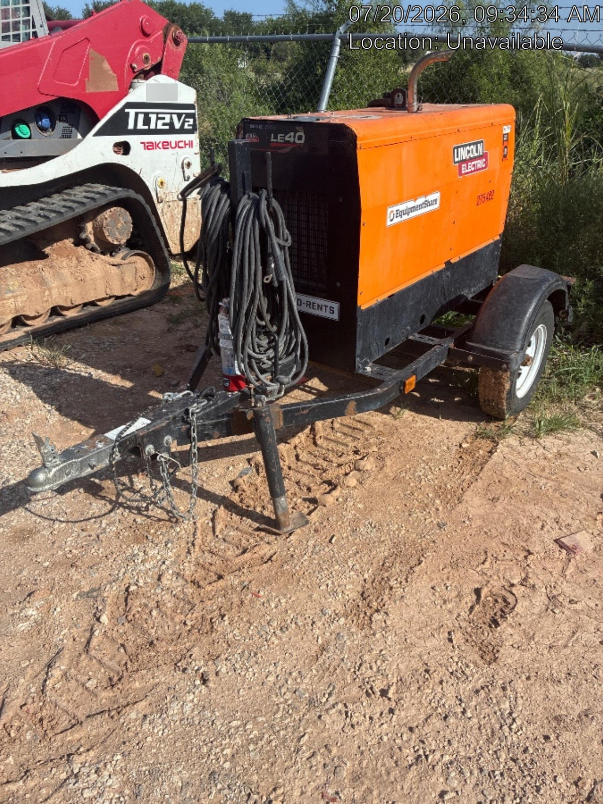 2022 Lincoln Electric LE400 Kubota V1505, Trlr, Cable Rack, Light Kit, ES Decals, T3