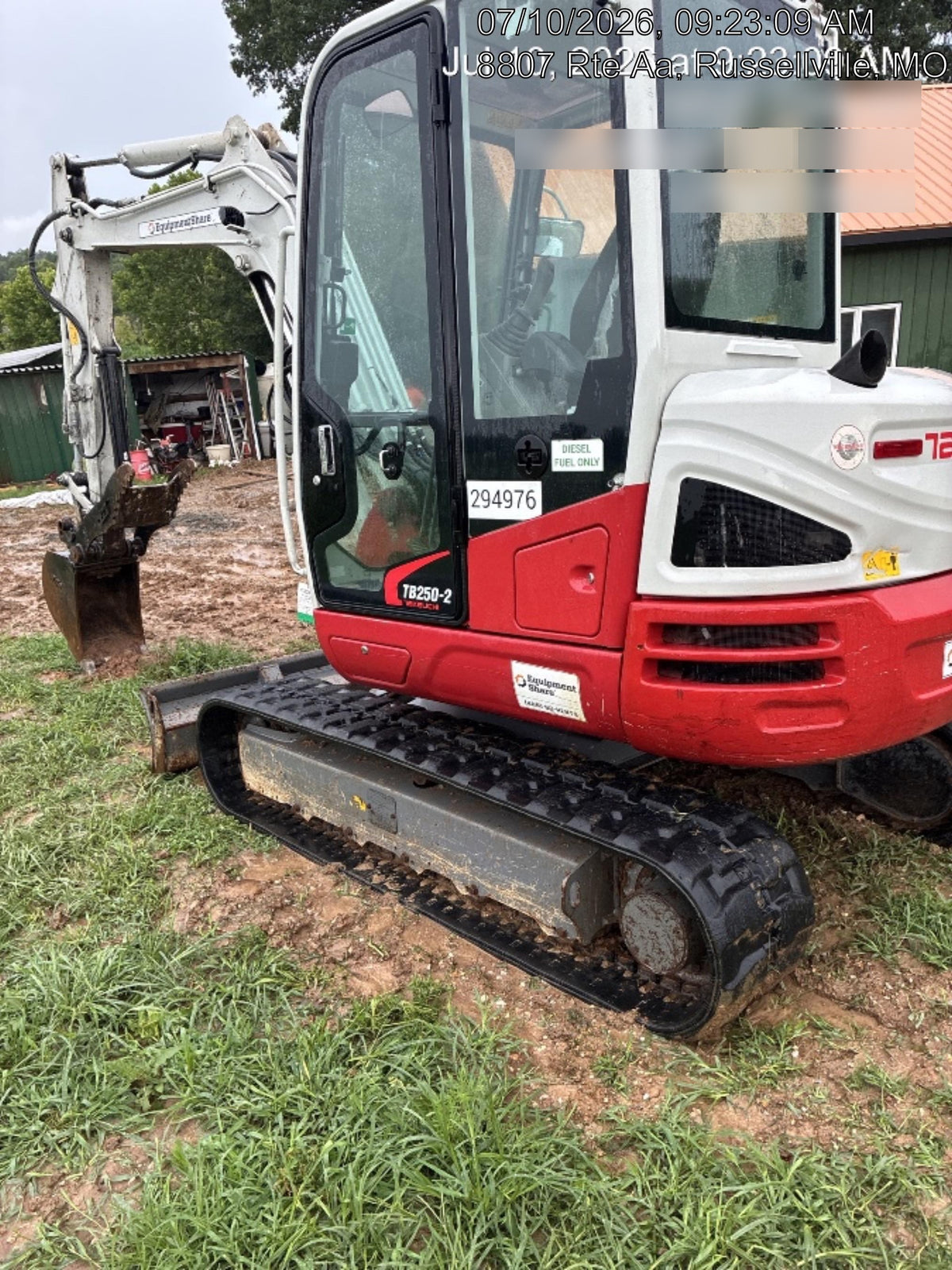 2023 TAKEUCHI TB250-2CR