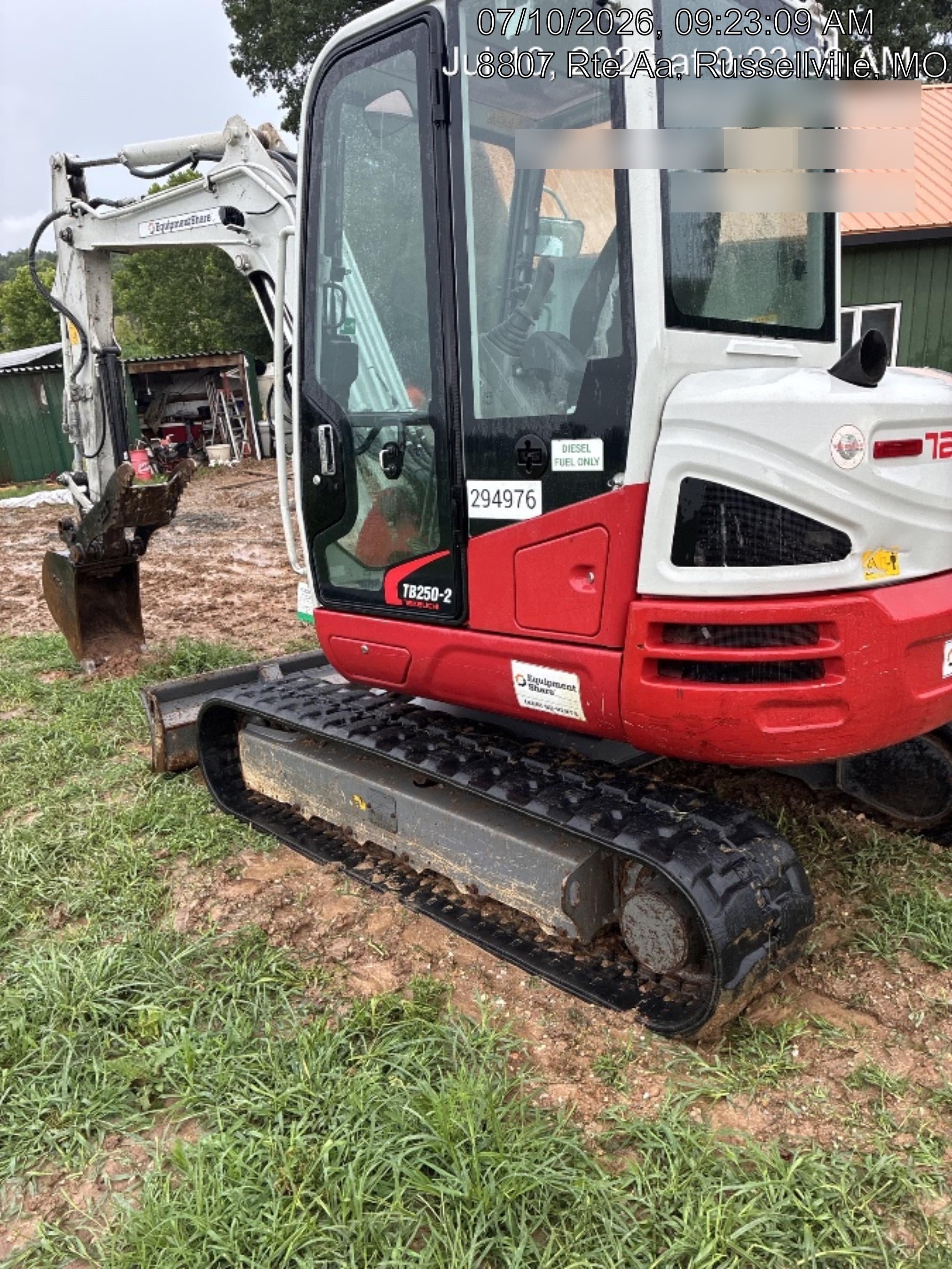 2023 TAKEUCHI TB250-2CR