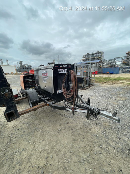 2024 Lincoln Electric LE400 Kubota V1505, Trlr, Cable Rack, Light Kit, ES Decals, T3