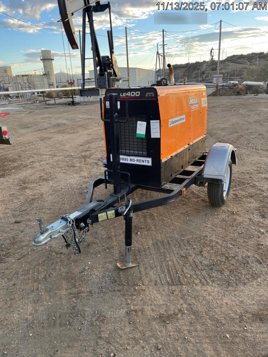 2022 Lincoln Electric LE400 Kubota V1505, Trlr, Cable Rack, Light Kit, ES Decals, T3