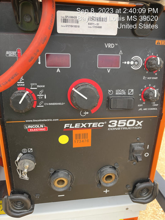 2021 LINCOLN ELECTRIC FLEXTEC 350X