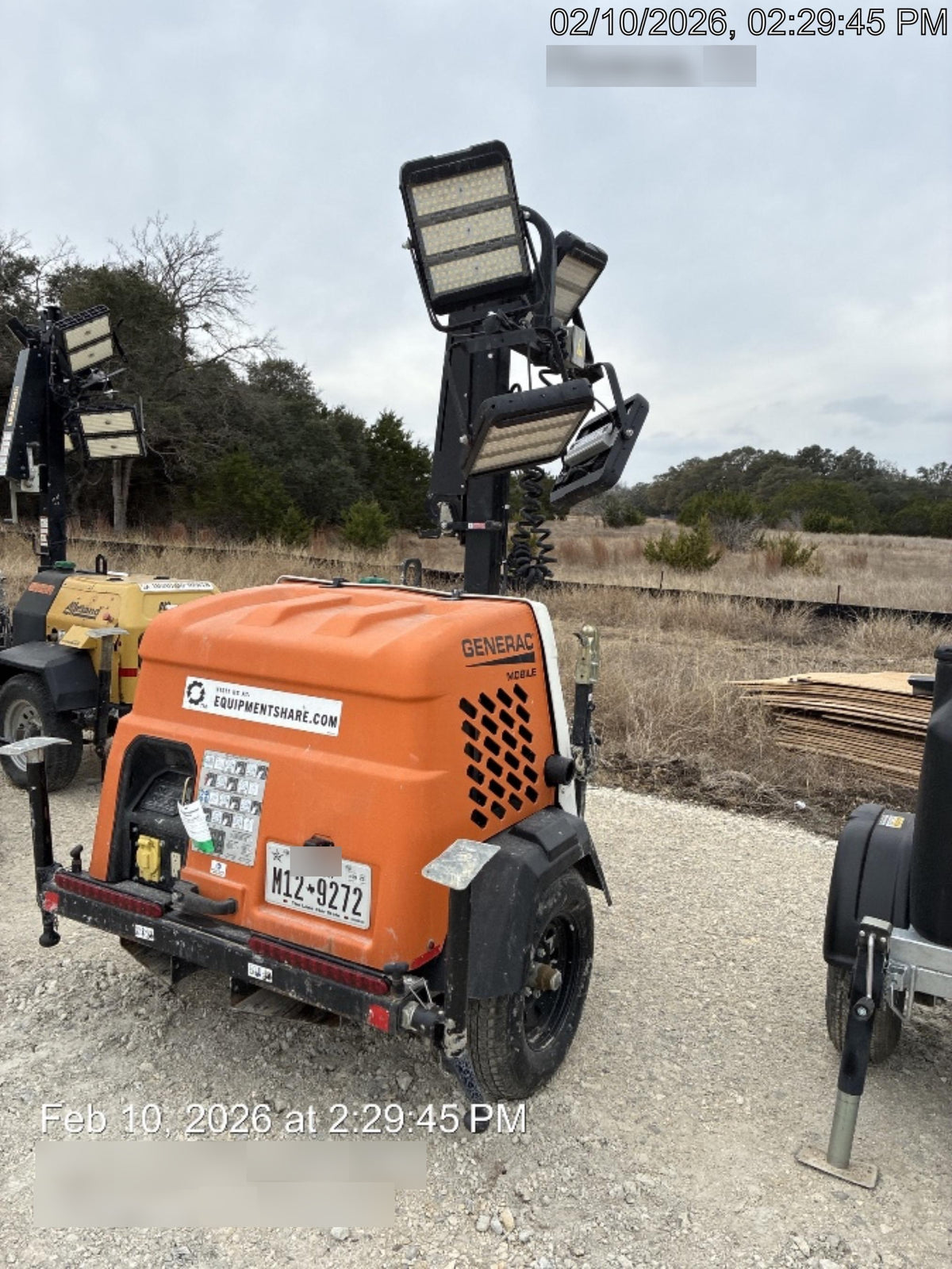 2023 Generac MLT2 Diesel, Flex Switch 120V Input, Powerzone Controller, (4) 320W LED Lights, 4kW Generator, 39.9 Gal Fuel Tank, 2" Ball, T3