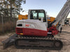 2019 Takeuchi TB290 Cab, AC, Rubber Tracks, Dozer Blade, Travel Alarm, Control Pattern Change Valve, Auxiliary Hydraulics w/18" Quick Coupler Bucket with teeth, 6.2 cu. ft. capacity/24" Quick Coupler Bucket with teeth, 8.6 cu. ft. capacity/36" Quick Coupler Bucket with teeth, 13.4 cu. ft. capacity, Quick Coupler, Hydraulic Thumb Installed