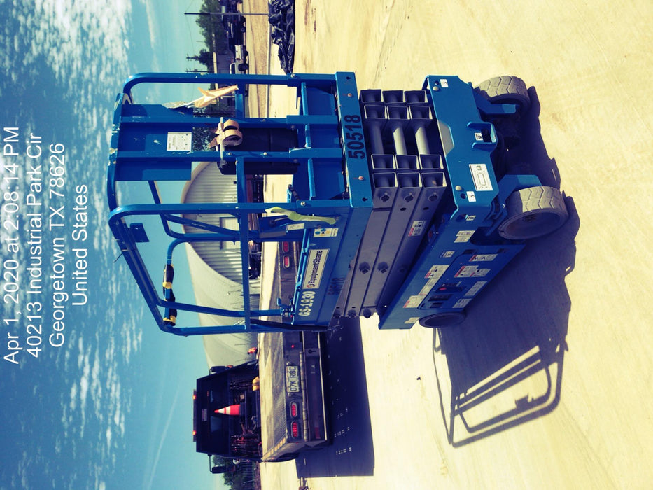 2019 Genie GS-1930 Fixed Rails with Chain Entry