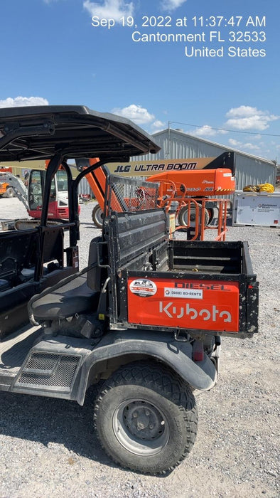 2021 Kubota RTV-X1140W-H Plastic Canopy, Windshield Acrylic Clear, LED Strobe Light, Wire Harness Kit, Back up Alarm