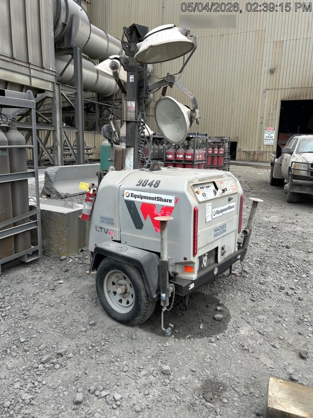 Wacker Neuson LTV6K-MH Wacker Neuson LTV6K Towable Light Tower